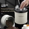Press Vacuum Coffee Bean 304 Stainless Steel Storage Tank